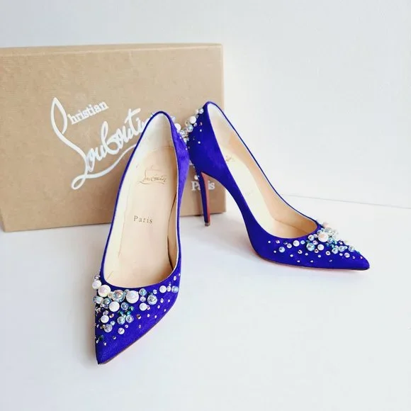 Blue sole deals louboutin